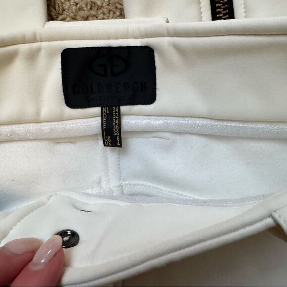 Goldbergh Pippa Ski Pants Waterproof White Black US 4 - Picture 5 of 13